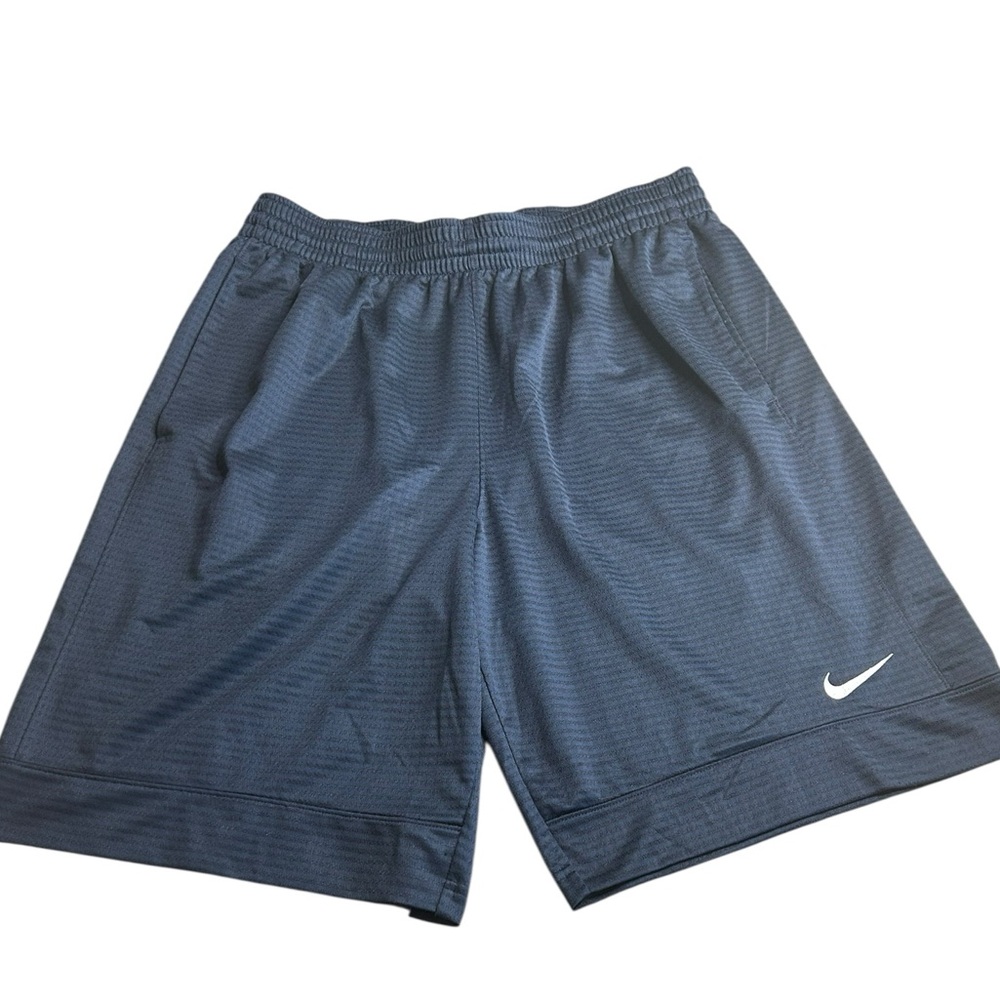 Nike Dri-Fit Men’s Athletic Training Shorts Navy‎ Blue Large